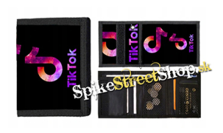 TIK TOK - Logo Rainbow - peňaženka