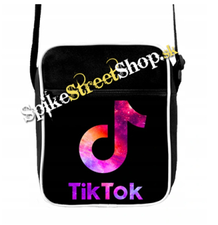 TIK TOK - Logo Rainbow - retro taška na rameno