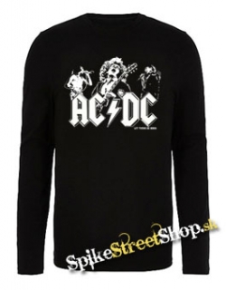 ACDC - Let There Be Rock - čierne detské tričko s dlhými rukávmi