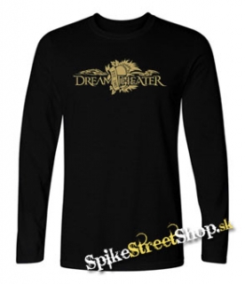 DREAM THEATER - Logo - čierne detské tričko s dlhými rukávmi