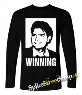 CHARLIE SHEEN - Winning - detské tričko s dlhými rukávmi