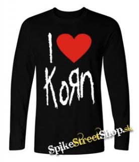 I LOVE KORN - detské tričko s dlhými rukávmi