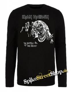 IRON MAIDEN - Number Of The Beast - detské tričko s dlhými rukávmi