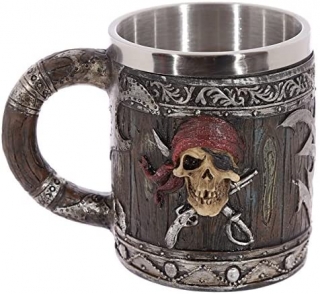 GOTHIC COLLECTION - Novelty Pirate Themed Tankard - krígel