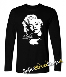 MARILYN MONROE - Portrait - detské tričko s dlhými rukávmi