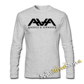 ANGELS AND AIRWAVES - Logo - šedé detské tričko s dlhými rukávmi