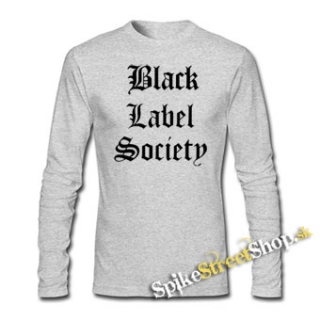 BLACK LABEL SOCIETY - Logo - šedé detské tričko s dlhými rukávmi