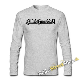 BLIND GUARDIAN - Logo - šedé detské tričko s dlhými rukávmi
