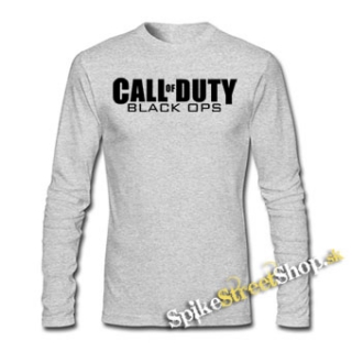 CALL OF DUTY - Black Ops - šedé detské tričko s dlhými rukávmi