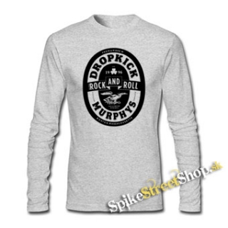 DROPKICK MURPHYS - Shamrock And Roll - šedé detské tričko s dlhými rukávmi