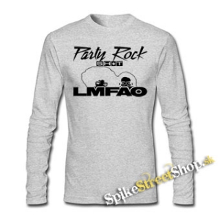 LMFAO - Party Rock - šedé detské tričko s dlhými rukávmi