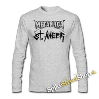 METALLICA - St Anger - šedé detské tričko s dlhými rukávmi