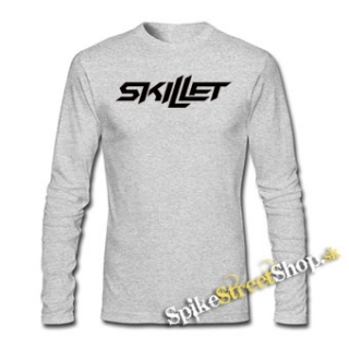 SKILLET - Logo - šedé detské tričko s dlhými rukávmi