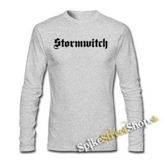 STORMWITCH - Logo - šedé detské tričko s dlhými rukávmi