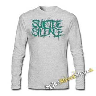 SUICIDE SILENCE - Dark Cyan Logo - šedé detské tričko s dlhými rukávmi