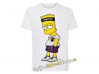 BART SIMPSON - Supreme Portrait - biele pánske tričko