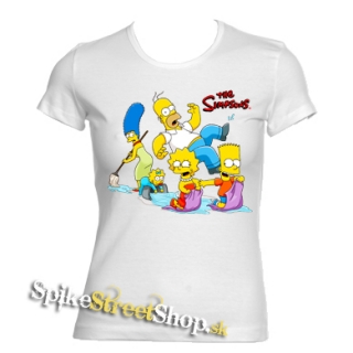 SIMPSONOVCI - The Simpsons - biele dámske tričko