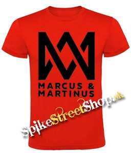 MARCUS & MARTINUS - Logo - červené detské tričko
