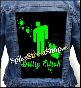 BILLIE EILISH - Stickman Green - chrbtová nášivka