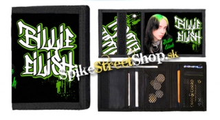BILLIE EILISH - Green Graffiti Logo - peňaženka