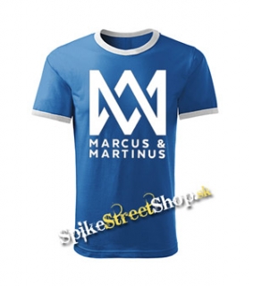 MARCUS & MARTINUS - Logo - svetlomodré chlapčenské tričko - CONTRAST BORDERS