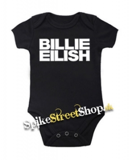 BILLIE EILISH - Logo Bold - čierne detské body