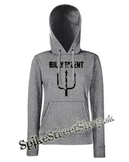 BILLY TALENT - Black Logo - sivá dámska mikina