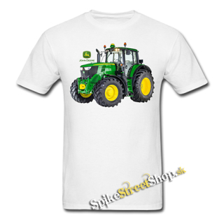 JOHN DEERE - Traktor Motive 1 - biele detské tričko