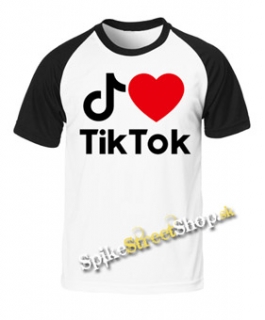 I LOVE TIK TOK - dvojfarebné pánske tričko