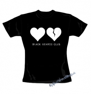 YUNGBLUD - Black Hearts Club - čierne dámske tričko