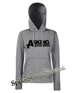 ASKING ALEXANDRIA - Logo - sivá dámska mikina