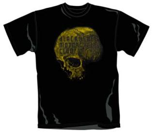 BLACK REBEL MOTORCYCLE - Skull - čierne pánske tričko