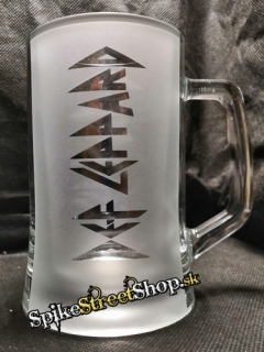 Sklenený krígel DEF LEPPARD - Logo