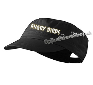 ANGRY BIRDS - Logo - čierna šiltovka army cap