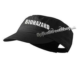 BIOHAZARD - Logo - čierna šiltovka army cap