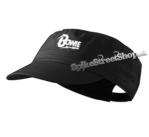 DAVID BOWIE - Logo - čierna šiltovka army cap
