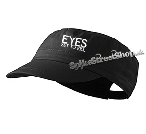 EYES SET TO KILL - Logo - čierna šiltovka army cap