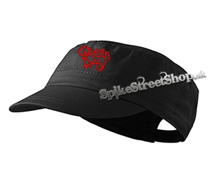 GREEN DAY - All Motherfuckers Logo Red - čierna šiltovka army cap