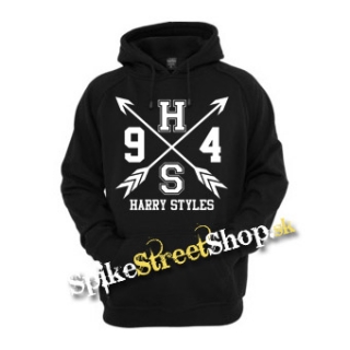 HARRY STYLES - Logo Crest - čierna pánska mikina