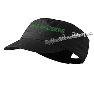 JOHN DEERE - Green Logo - čierna šiltovka army cap