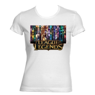 LEAGUE OF LEGENDS - Champions - biele dámske tričko