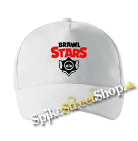 BRAWL STARS - Logo - biela šiltovka (-30%=AKCIA)