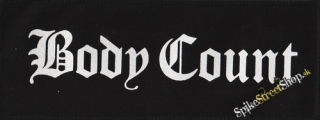 BODY COUNT - White Logo - nášivka