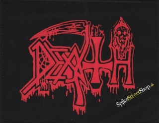 DEATH - Red Logo - nášivka