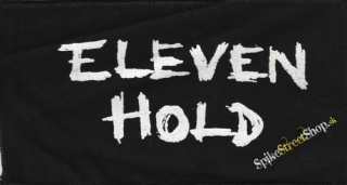 ELEVEN HOLD - White Logo - nášivka