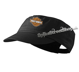 HARLEY DAVIDSON MOTORCYCLES - Logo - čierna šiltovka army cap