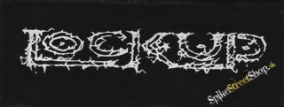 LOCKUP - White Logo - nášivka