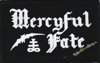 MERCYFUL FATE - White Logo - nášivka