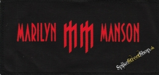 MARILYN MANSON - Red Logo 2 - nášivka