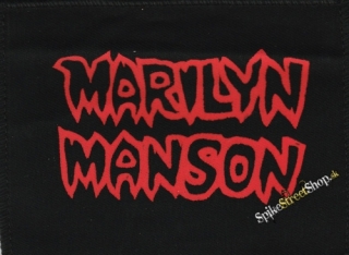 MARILYN MANSON - Red Logo 3 - nášivka